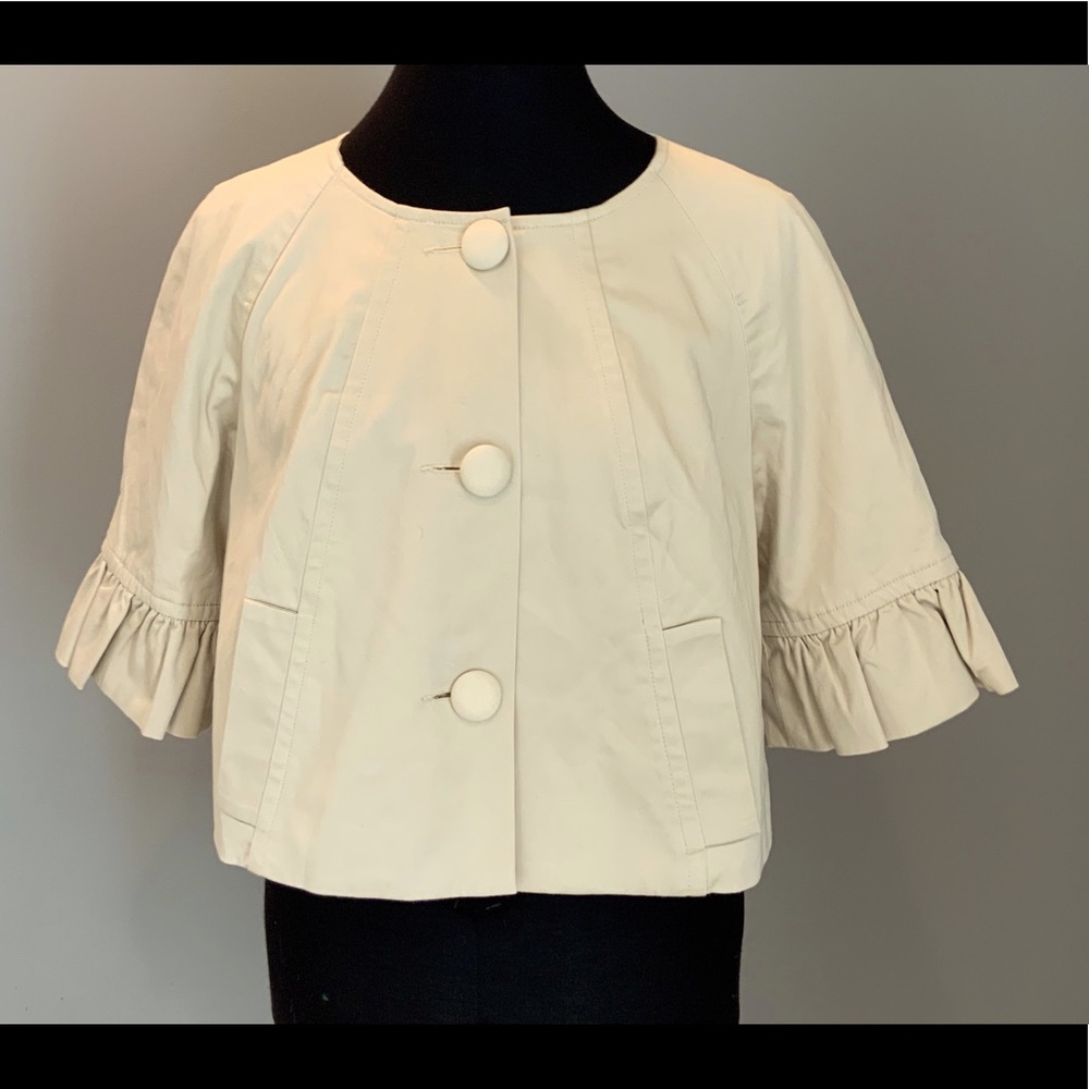 Express Design Studios Short Khaki Jacket